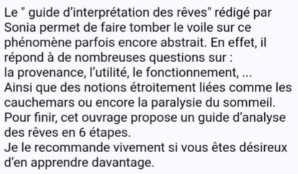 ANALYSE REVES